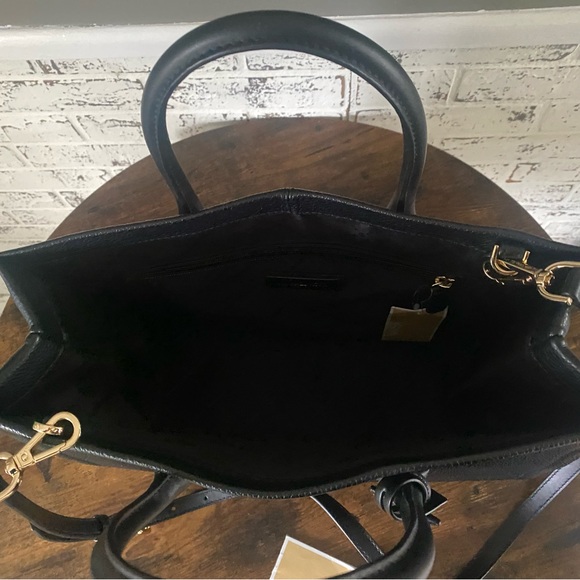 AUTHENTIC Michael Kors Mirella pebbled leather medium tote bag. - Picture 12 of 13